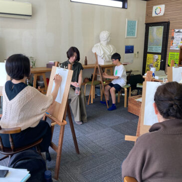 2025年5月四日市おえかき部「人物クロッキー」 