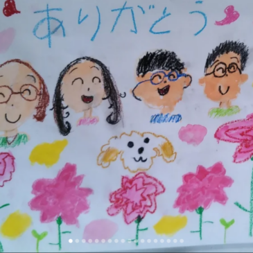 2025年5月親子おえかき部「家族」