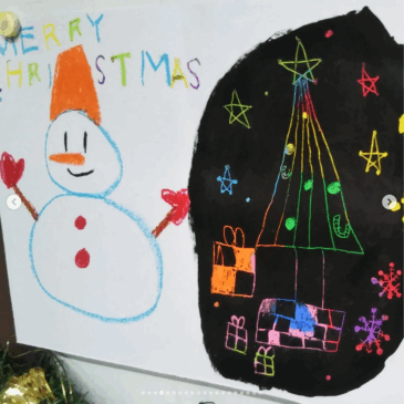 親子おえかき部12月(桑名)「クリスマス」